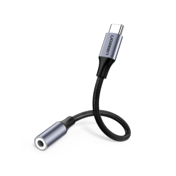 Adaptador UGREEN AV161 USB Tipo C para 3.5mm, 10cm